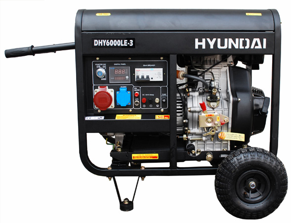 Генератор дизельный Hyundai DHY6000LE-3