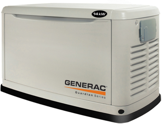 Резервный газовый генератор Generac 13 кВт