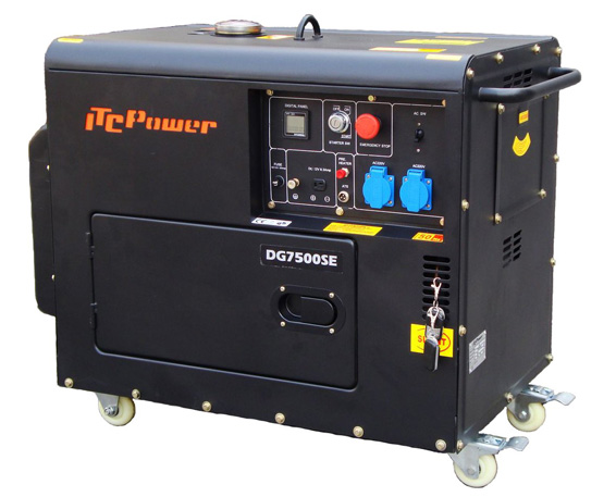 Генератор дизельный ITC POWER DG7500SE